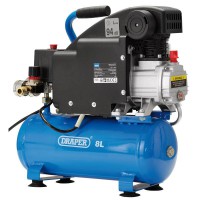 Draper 8L Direct Drive Air Compressor, 0.75kW/1.1hp £149.95